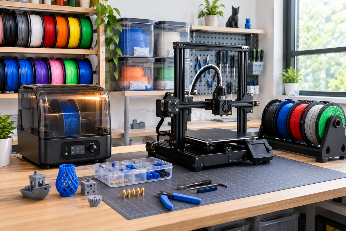 Proper Filament Storage Helps Keep 3D Printing Materials Ready
