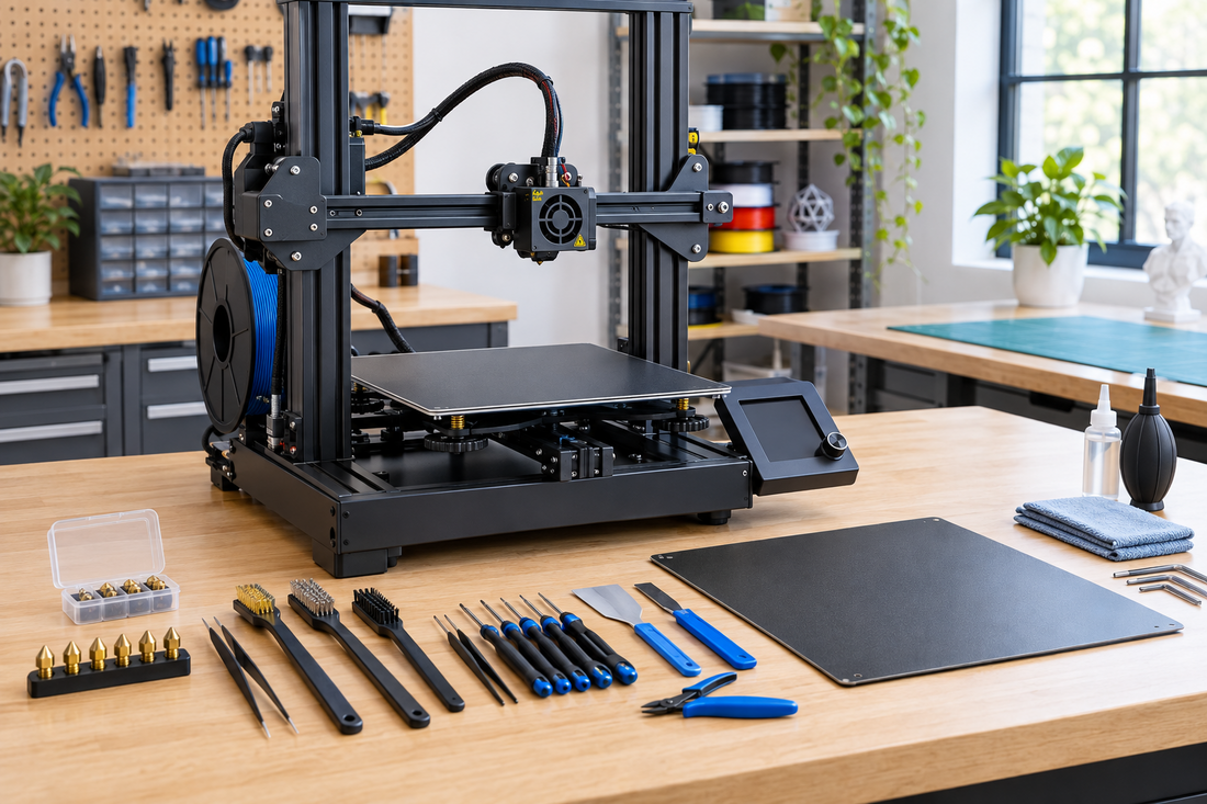 Simple 3D Printer Maintenance Supports More Consistent Prints